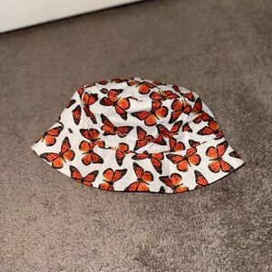 Pacsun Butterfly Print Bucket Hat